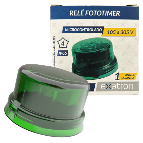 Imagem do produto Relé Fototimer Microcontrolado 105V a 305V Exatron
