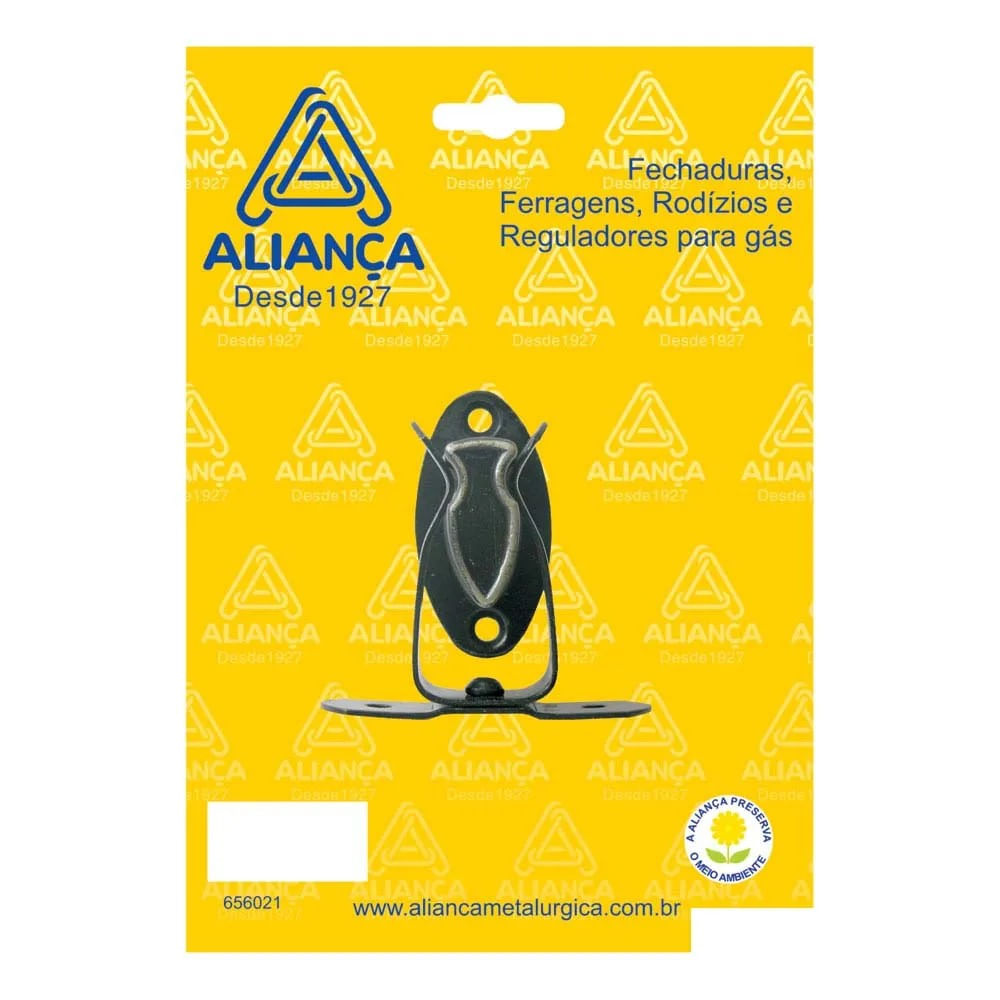 Imagem do produto Aliança Fixador de Porta de Piso Zincado Blister 86151/3