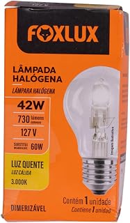 Imagem do produto Lâmpada Halógena Clássica Foxlux 42W 127V