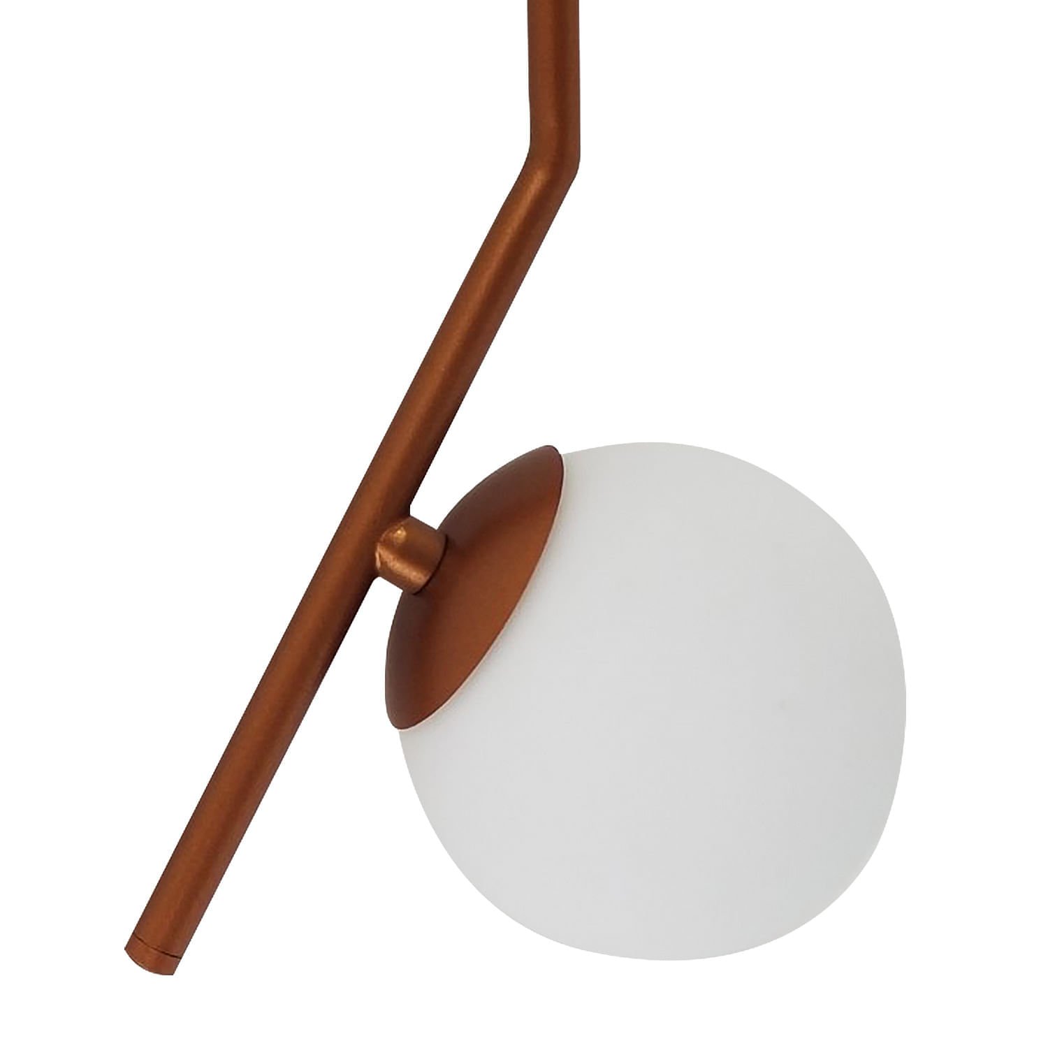 Imagem do produto Antonylux Pendente Bola 15x25 4050 Cobre com Vidro Fosco