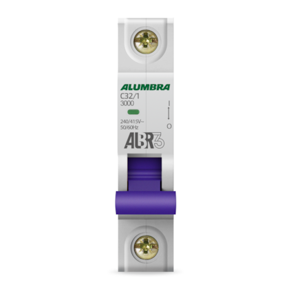 Imagem do produto Disjuntor Unipolar DIN Alumbra ALBR3 32A
