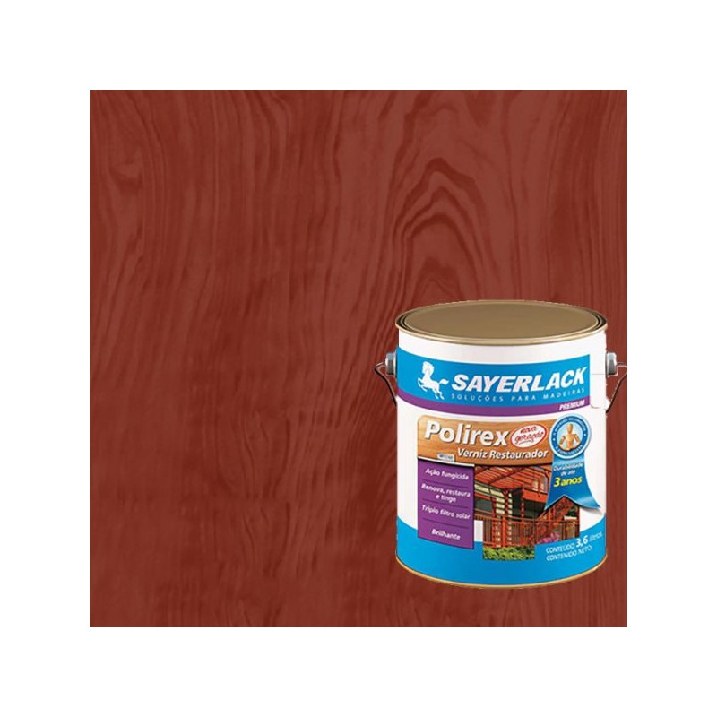 Imagem do produto Verniz Polirex Restaurador Mogno 3,6L Sayerlack
