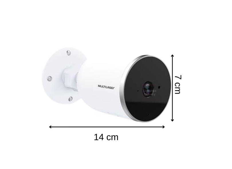 Imagem do produto Multilaser Câmera IP Externa IP65 Wi-Fi HD 3,6 mm Liv