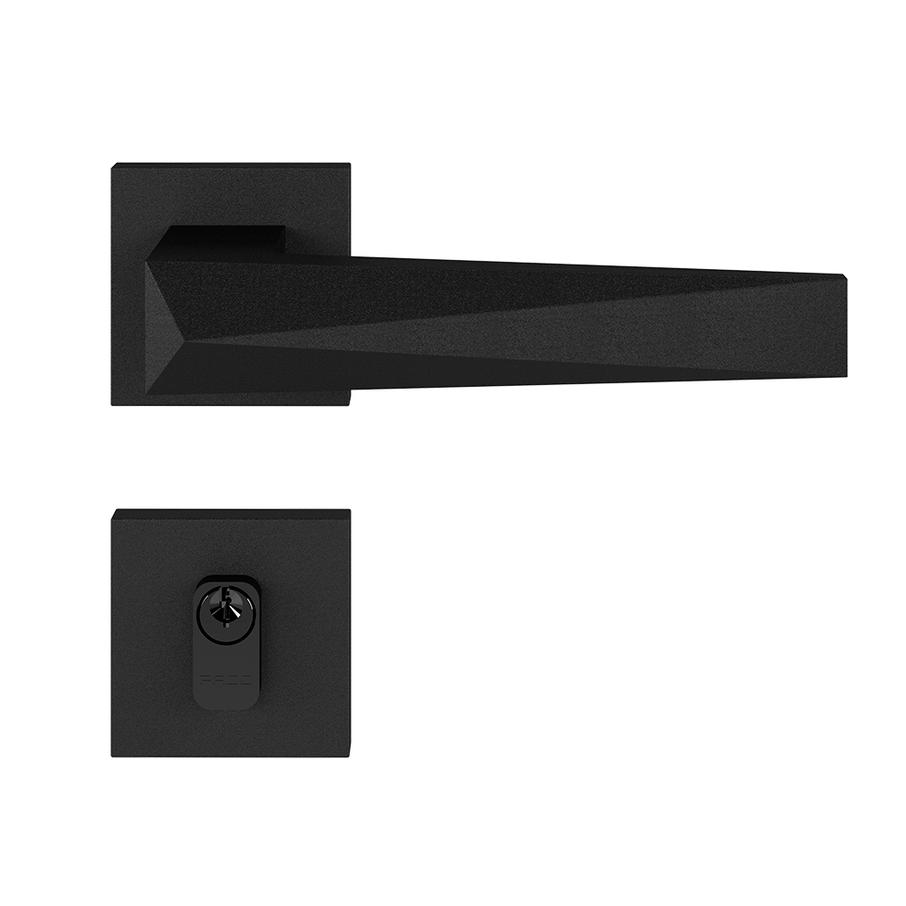 Imagem do produto Pado Fechadura Ascot Preto Texturizado Externa