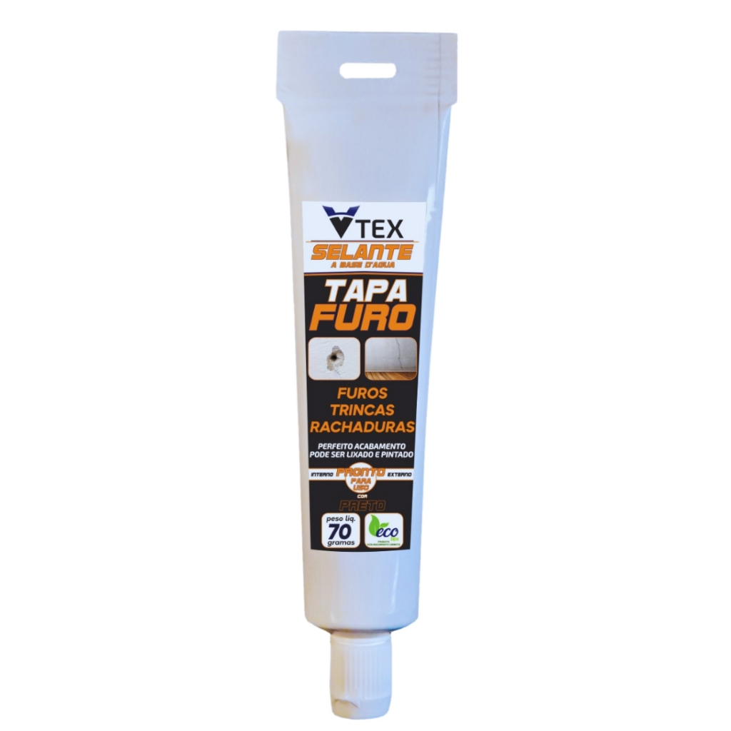 Imagem do produto Vtex Selante Tapa Furo e Trinca Branco Bisnaga 70 g Água