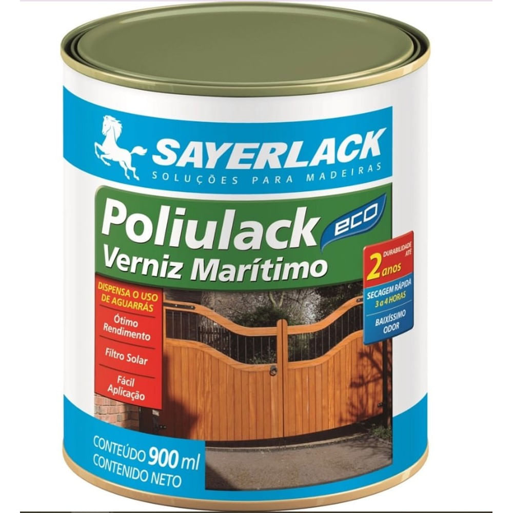 Imagem do produto Sayerlack Verniz Aquaris Acetinado Base Água 900 ml