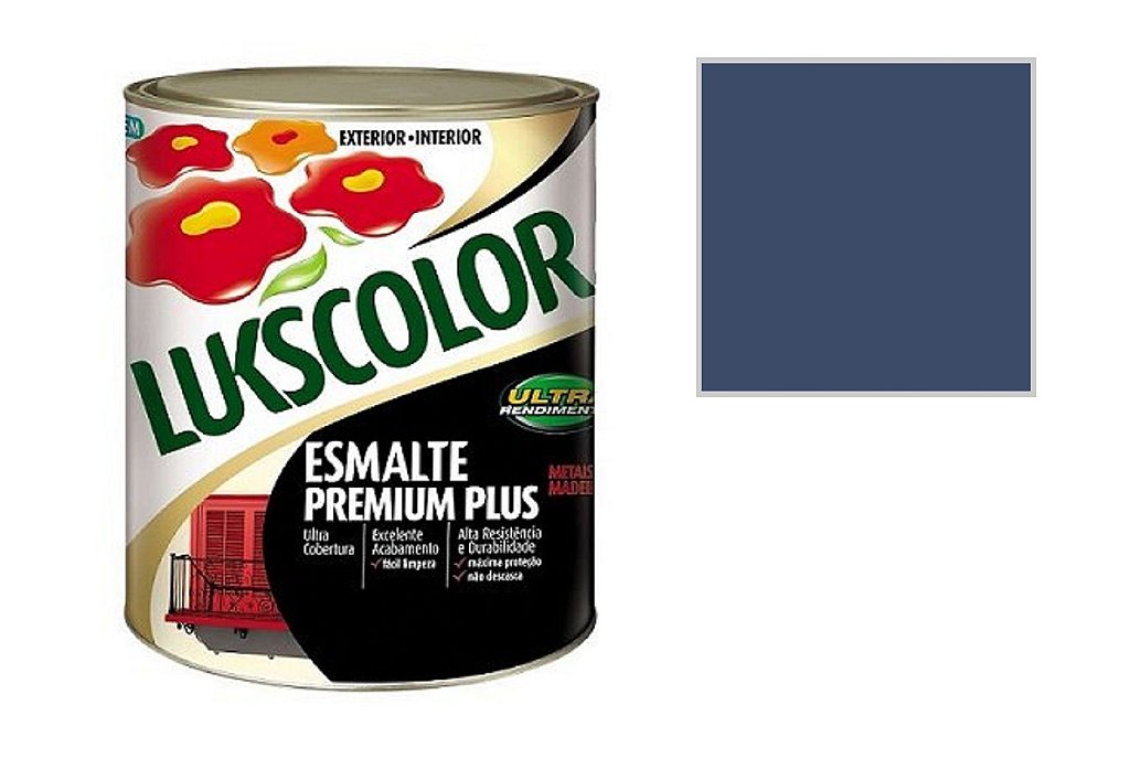 Imagem do produto Lukscolor Esmalte Sintético Premium Azul Ibiza 3,6L