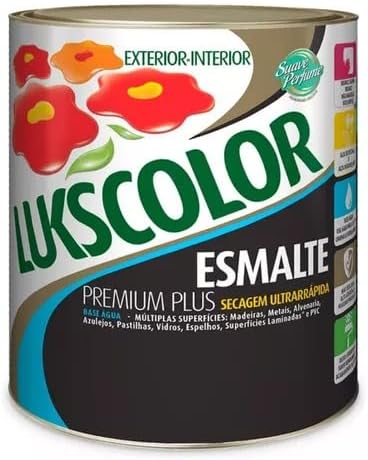 Imagem do produto Tinta Esmalte Sintético Base Água 900ml Lukscolor Lilas