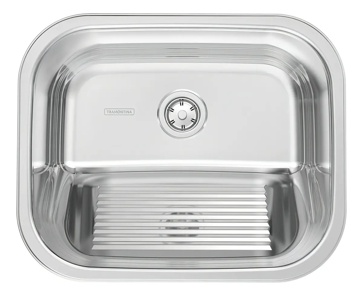 Imagem do produto Tramontina Tanque Hera em Aço Inox com Válvula 50x40cm
