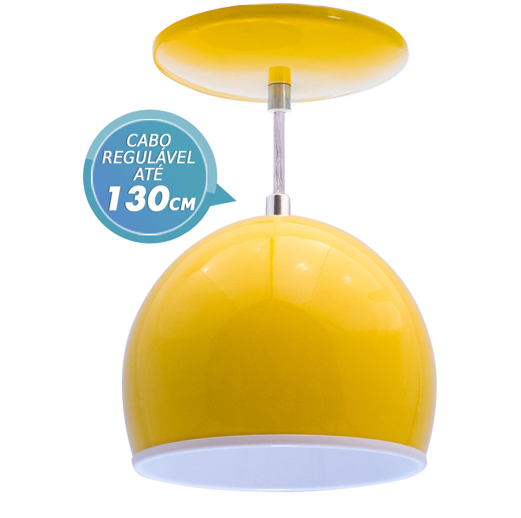 Imagem do produto Antonylux Pendente 3028 Médio Amarelo