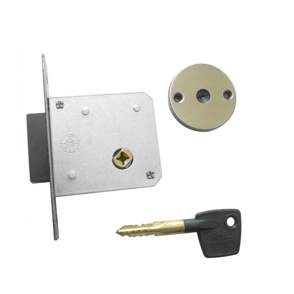 Imagem do produto Aliança Trava de Segurança F-2000 Bronze Latonado Blister