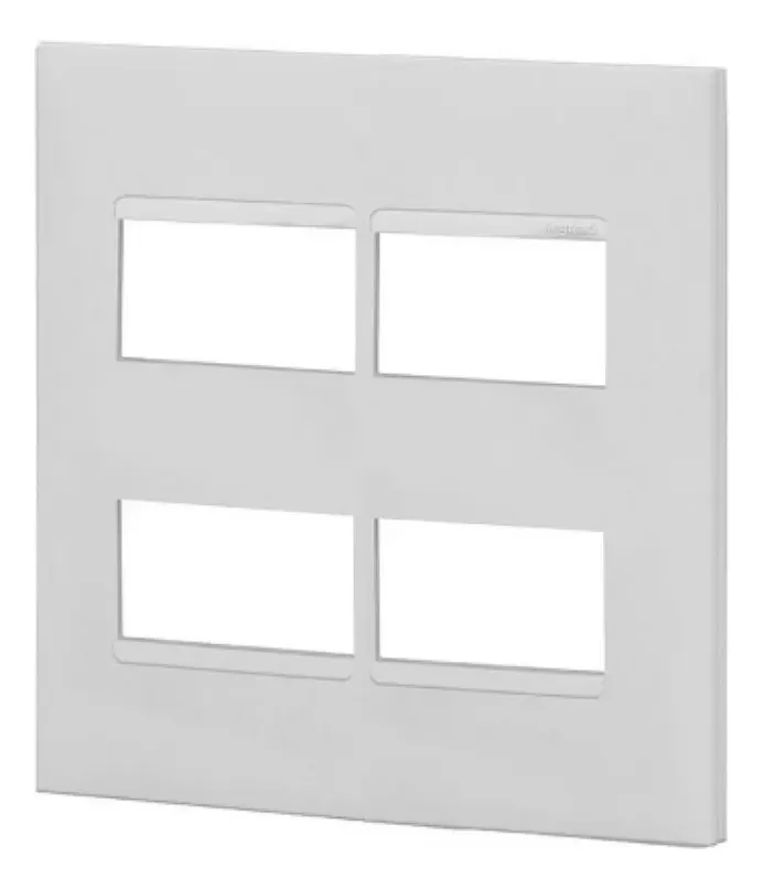 Imagem do produto Pial Plus Legrand Placa 4x4 com 4 Postos Separados (2+2) Branca 618514BC