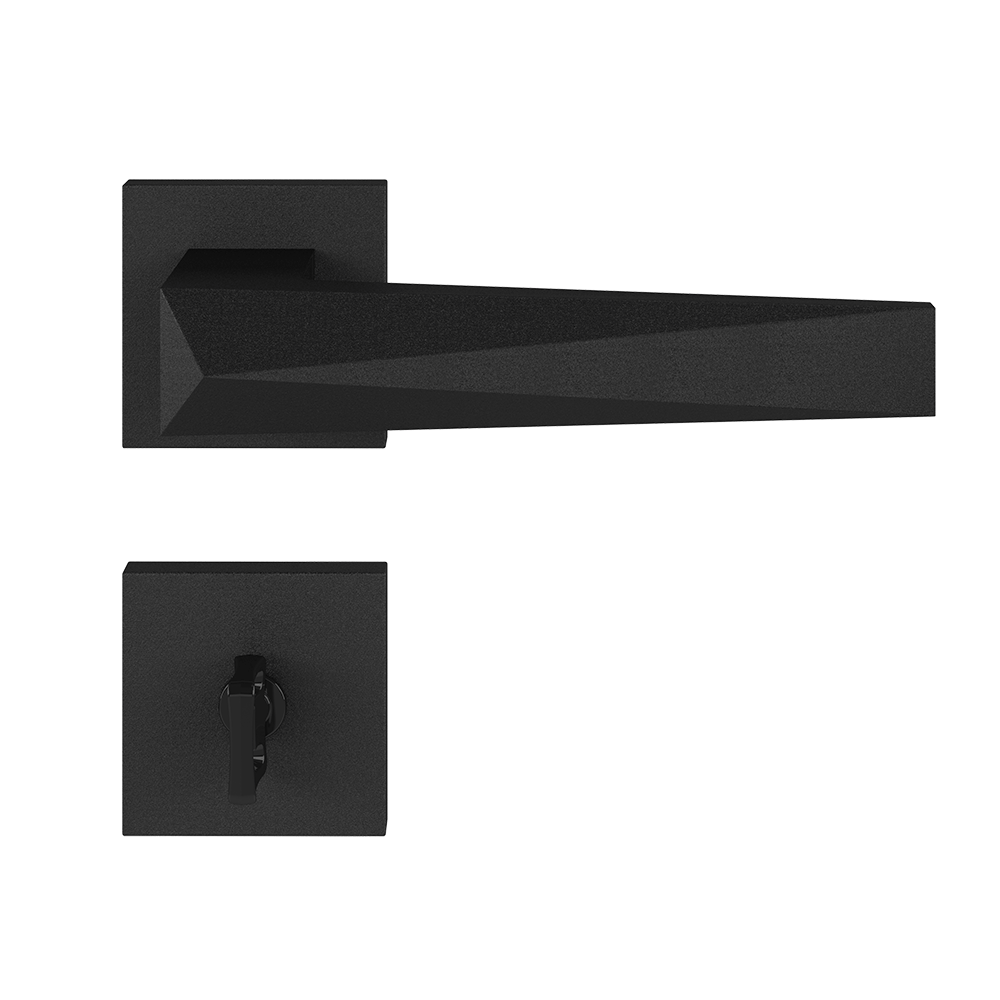 Imagem do produto Pado Fechadura Ascot Preto Texturizado Banheiro
