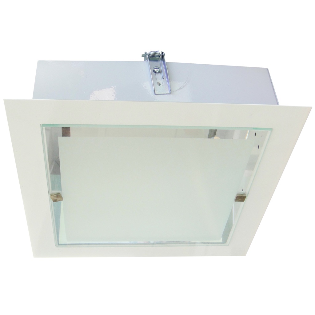 Imagem do produto Rioprelustres Plafon de Embutir Vidro 43cm Branco