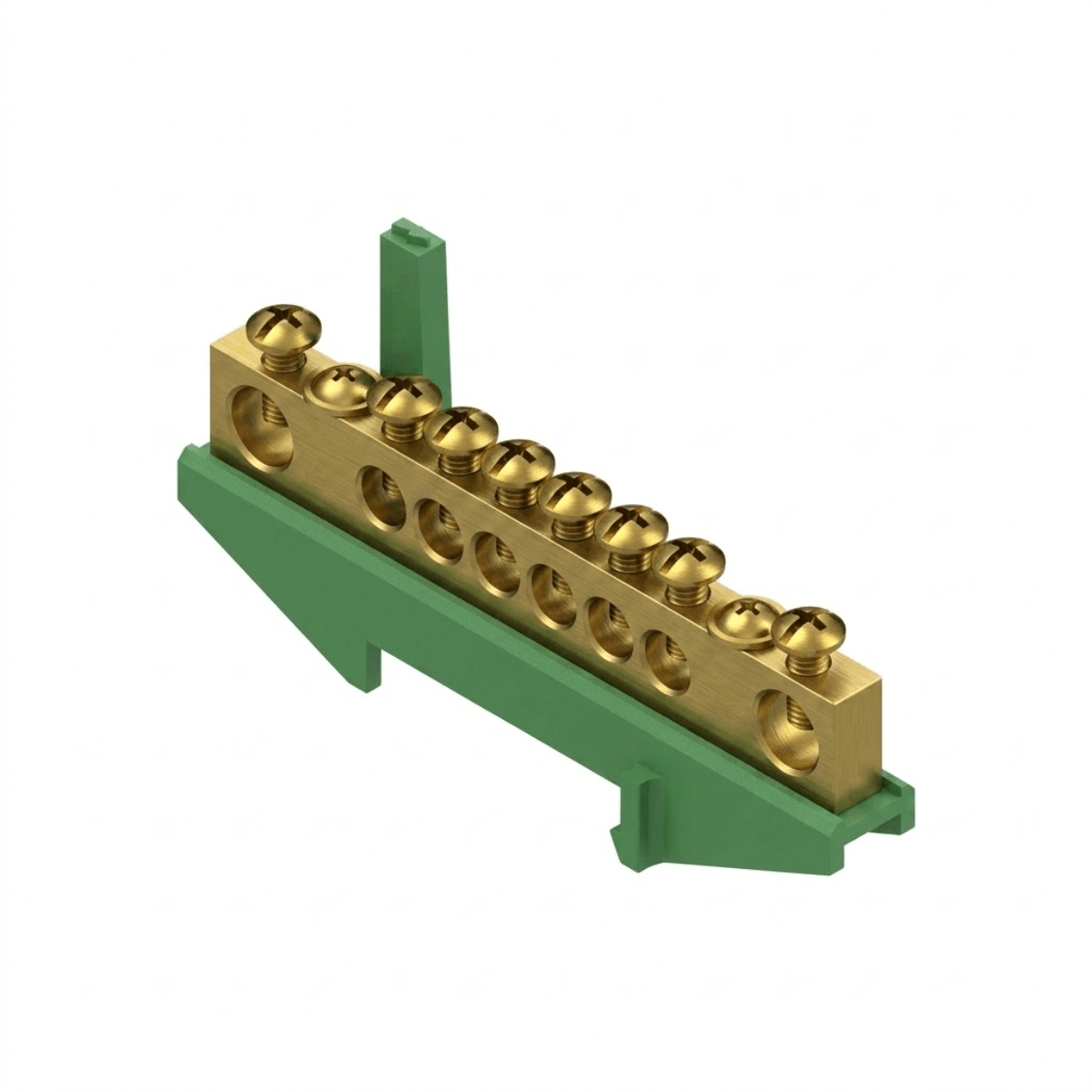 Imagem do produto Barramento Terra Brum com Suporte Verde