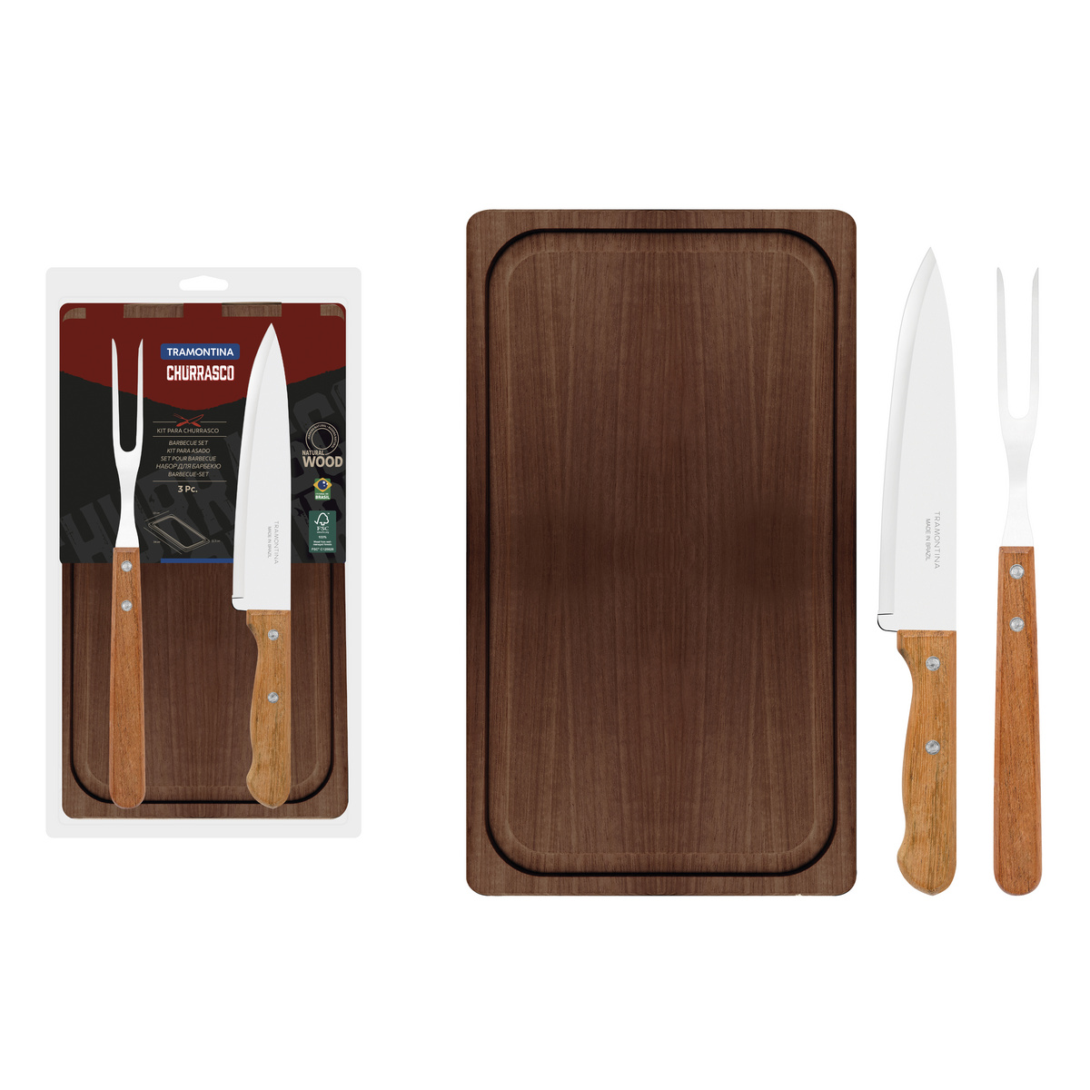 Imagem do produto Tramontina Kit Churrasco Dynamic 3 Peças