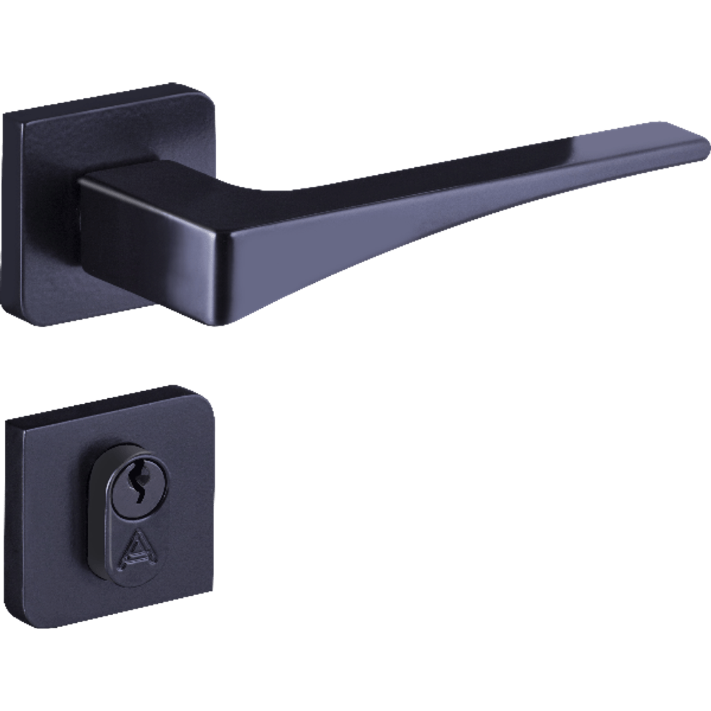 Imagem do produto Aliança Fechadura Maxx Externa 4641 Preto Fosco