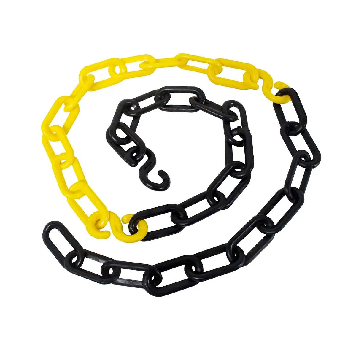 Imagem do produto Metasul Corrente de PVC Elo 06 mm Preta/Amarela
