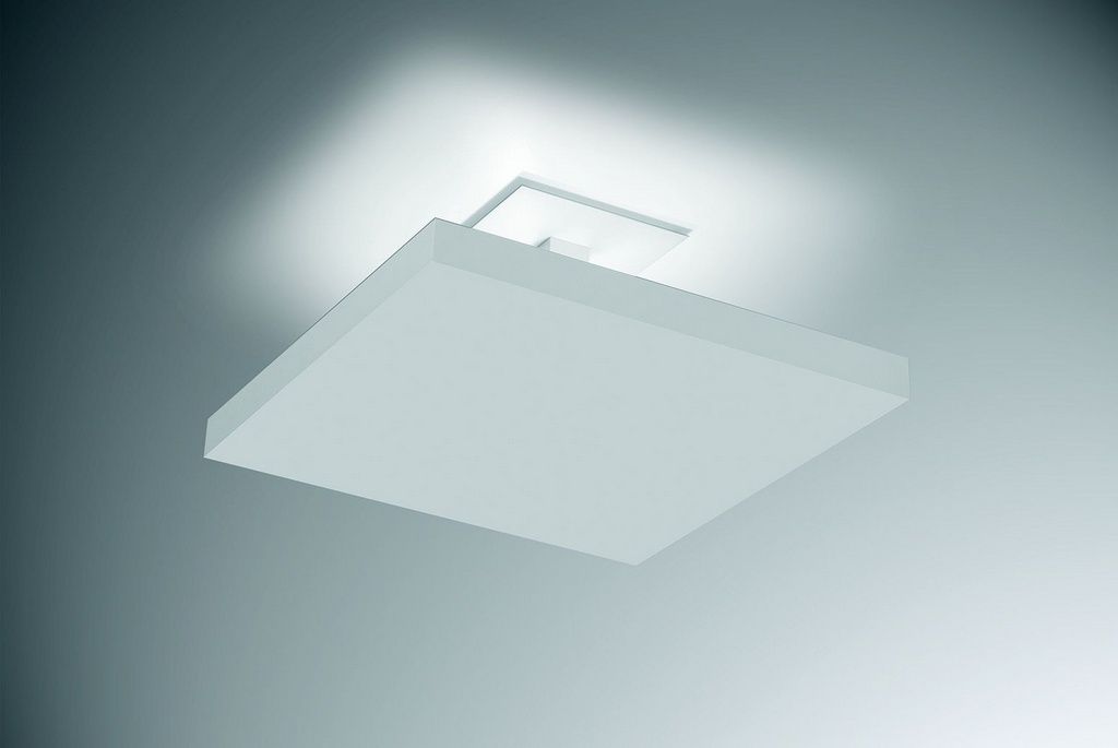 Imagem do produto Rioprelustres Plafon Luz Indireta 30cm de Sobrepor Branco Texturizado
