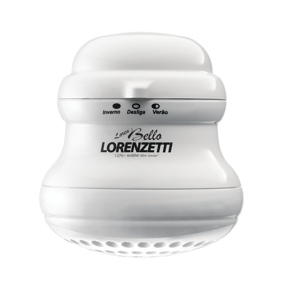 Imagem do produto Lorenzetti Loren Bello Chuveiro Elétrico Multitemperatura 127V 4600W Branco