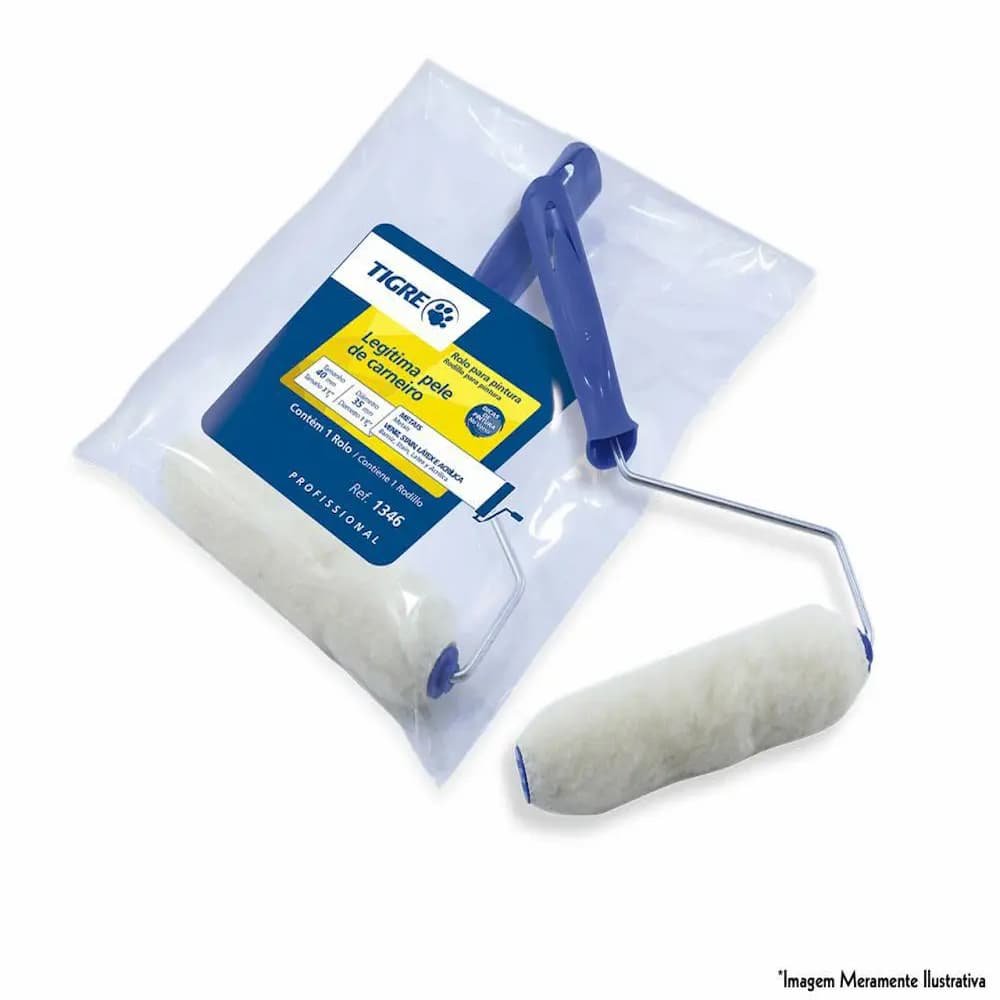 Imagem do produto Rolo de Lã Tigre 1346 15cm para Epóxi