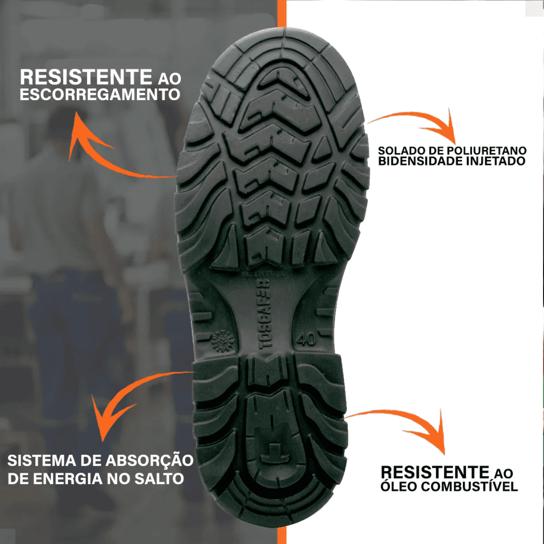 Imagem do produto Toscafer Coturno 4 Colmeia Marrom 42 - 4104N