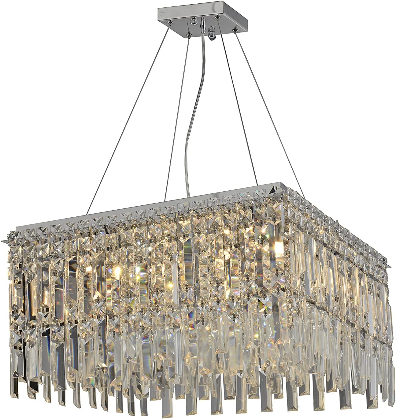 Imagem do produto Hevvy Pendente/Plafon Amsterda 8 Lâmpadas Transparente SL-5647/H8