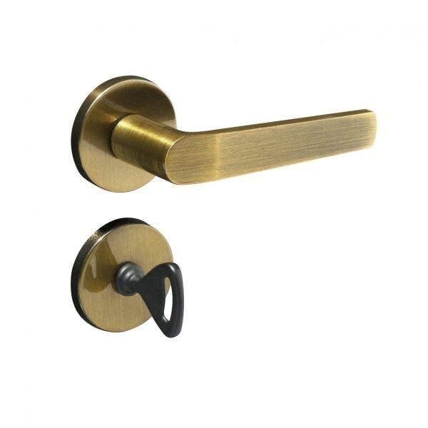Imagem do produto Pado Fechadura Concept 403 para Banheiro Bronze Oxidado com Roseta