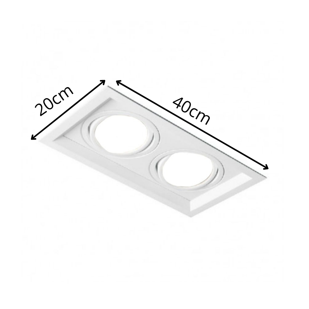 Imagem do produto Rioprelustres Plafon de Embutir AR111 Branco