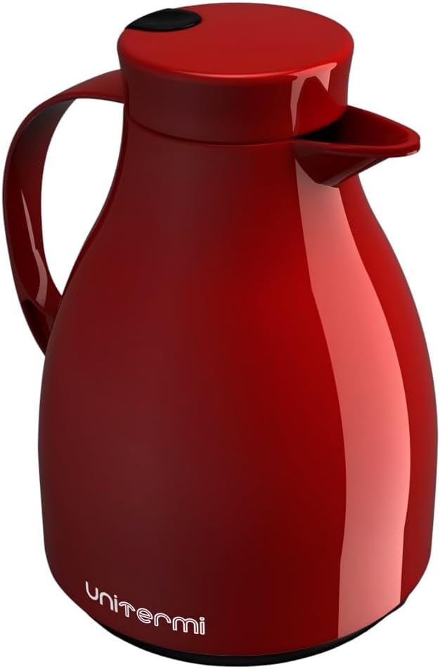 Imagem do produto Unitermi Bule Térmico com Gatilho Paris 1,0 L Vermelha