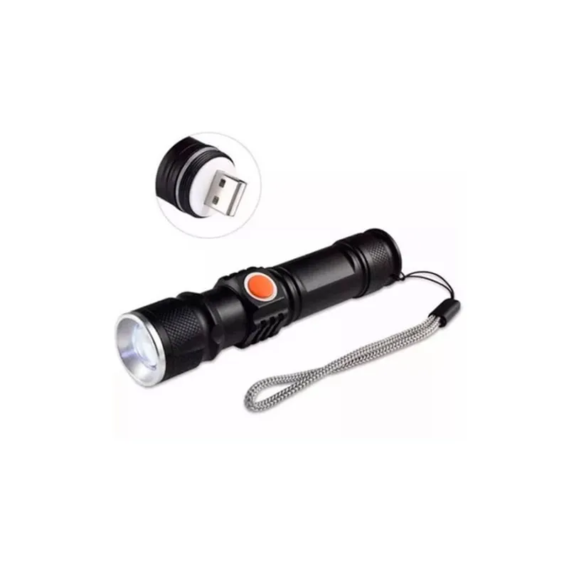 Imagem do produto Cazarini Lanterna Mini Tática LED USB Modelo 6042