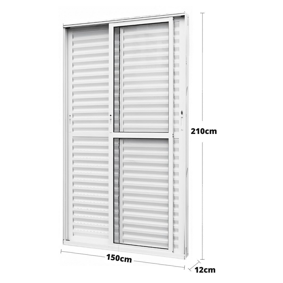 Imagem do produto Atlantica Porta Veneziana 3Fl Magnun 2100X2000 Br Atlan 81188