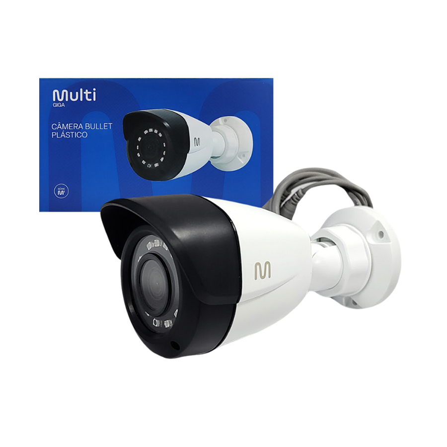 Imagem do produto Multilaser Câmera Bullet Orion Giga Plástica 1080P 1/2.9 3,6 mm 20 m GS0504/GS0471C