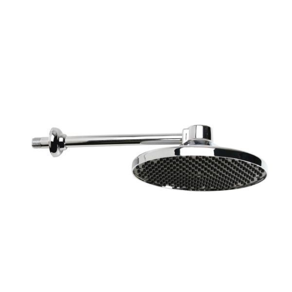 Imagem do produto Astra Chuveiro Frio ABS Cromado/Braço Preto 8 x 1/2 CV83