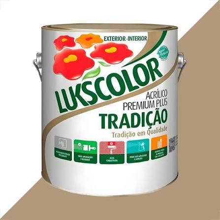 Imagem do produto Lukscolor Tinta Látex Acrílica Tradição Camurça 3,6 Litros