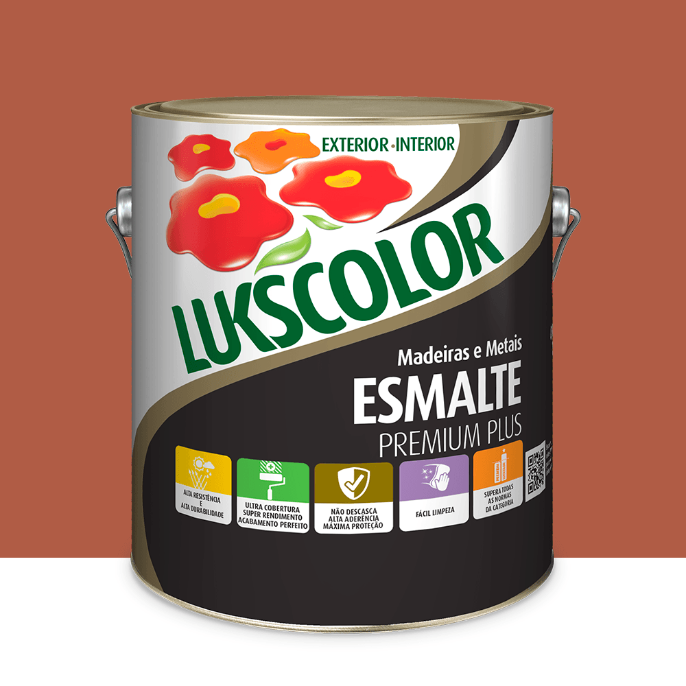 Imagem do produto Lukscolor Esmalte Sintético Premium Cerâmica 3,6 Litros