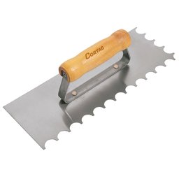 Imagem do produto Desempenadeira em Aço Dentada Raio 10mm CORTAG-60705