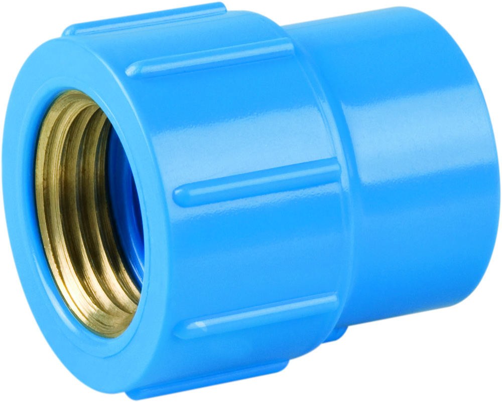 Imagem do produto Plastubos Luva Soldável com Bucha de Latão Azul 20mm x 1/2"