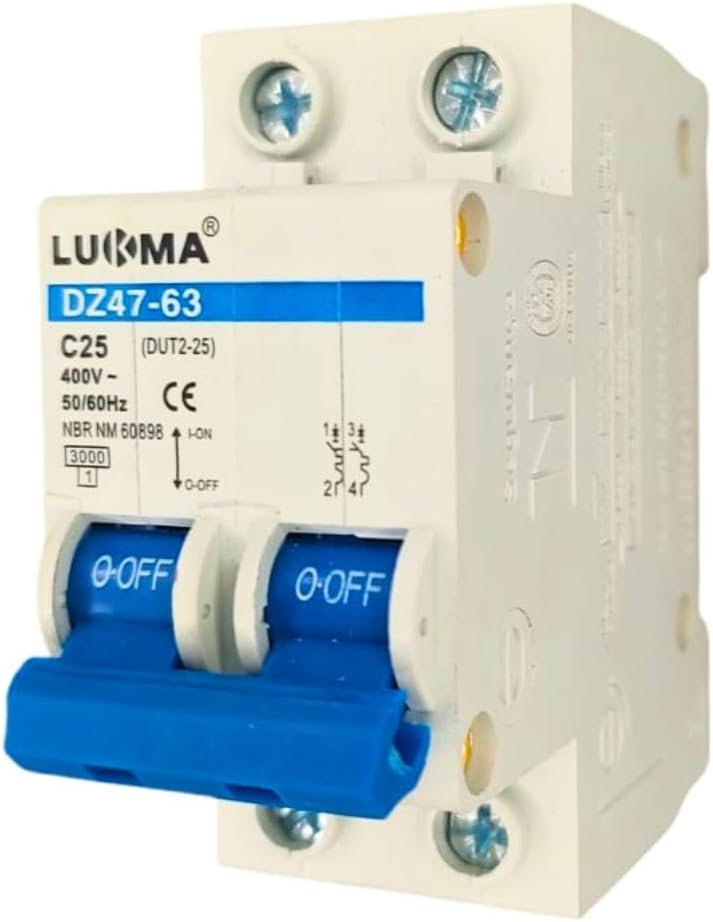 Imagem do produto Lukma Disjuntor DIN Bipolar 80A