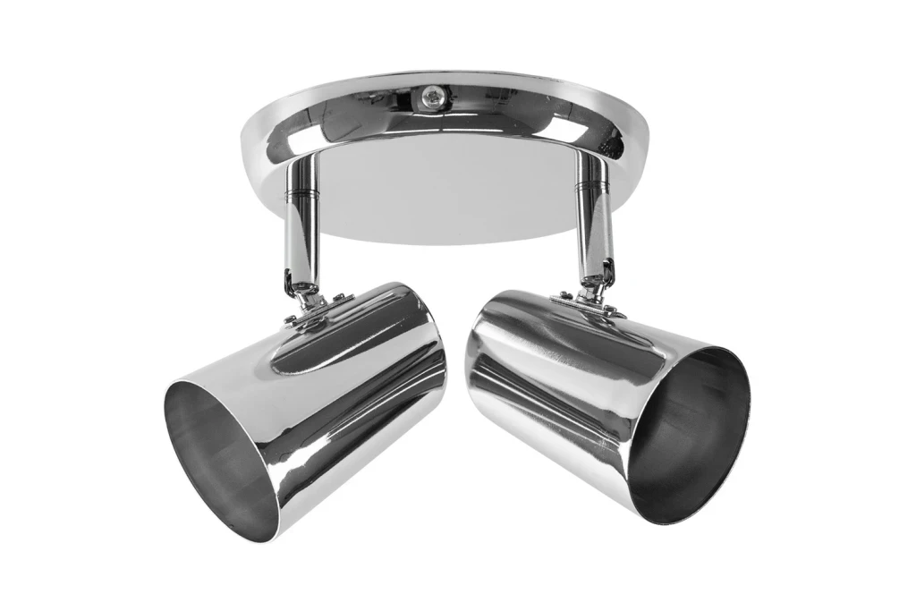 Imagem do produto Rioprelustres Spot Caneca 2 Lâmpadas Titânio Aro Cromado