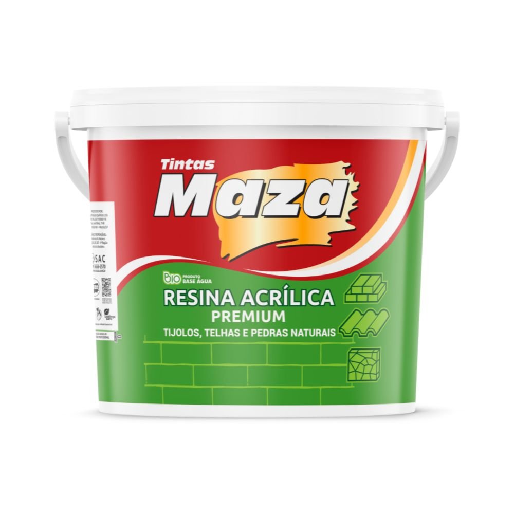Imagem do produto Maza Resina Acr Premium Ba Fosco Incolor 3,6L