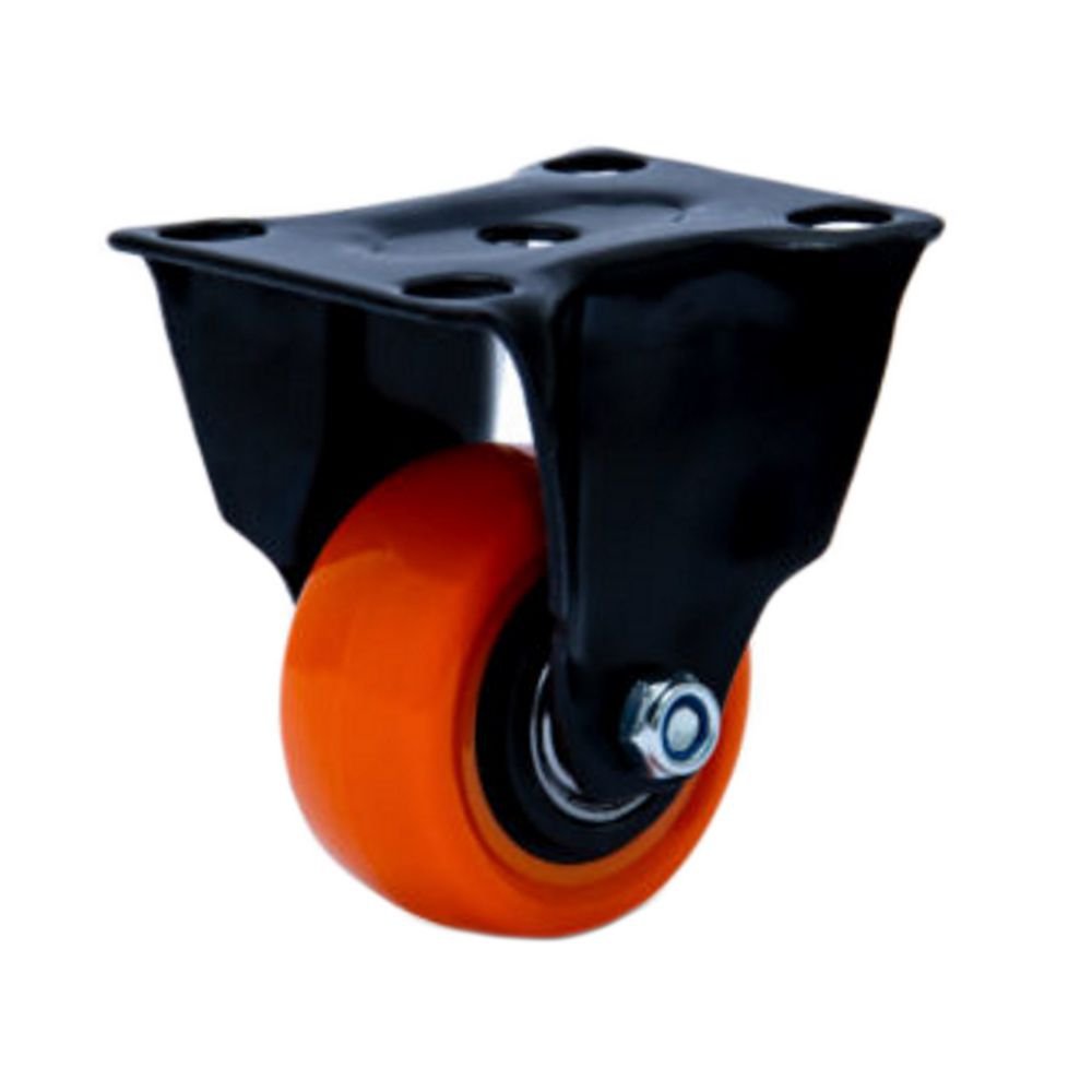 Imagem do produto Colson Rodízio Base Fixa 210 Preto/Laranja