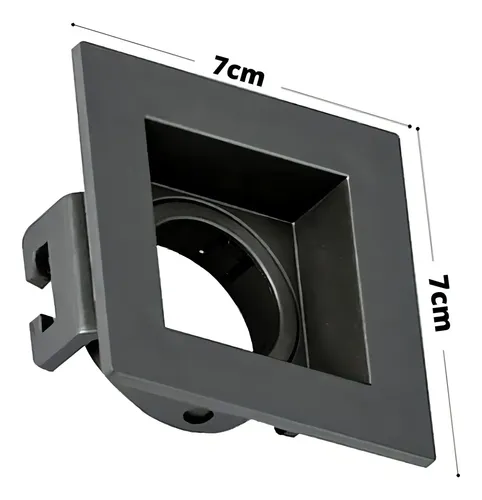 Imagem do produto Spot de Embutir MR11 Quadrado Recuado Preto Moon