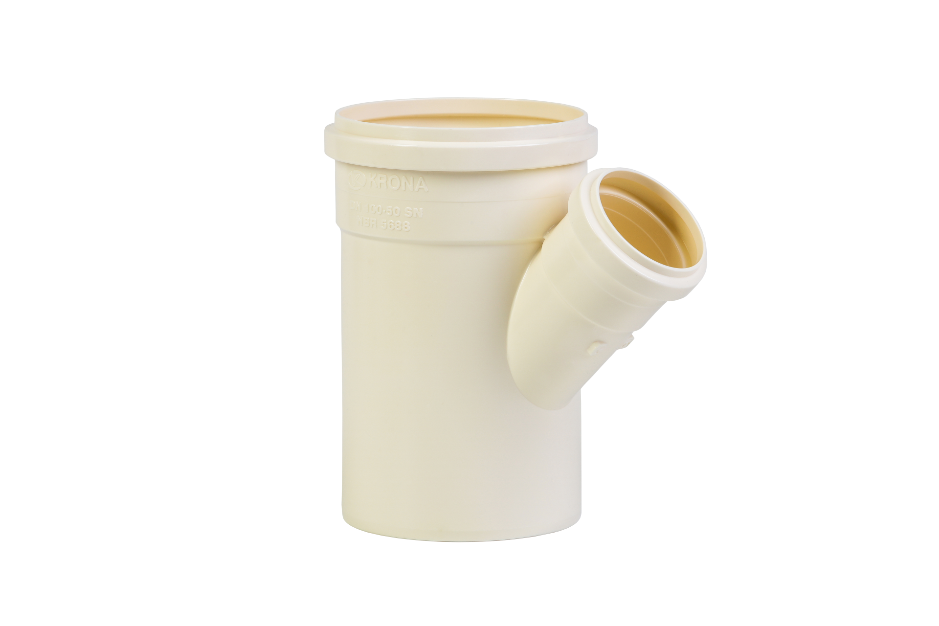 Imagem do produto Krona Junção de Redução 45° Simples para Esgoto Série Normal DN 100x50mm