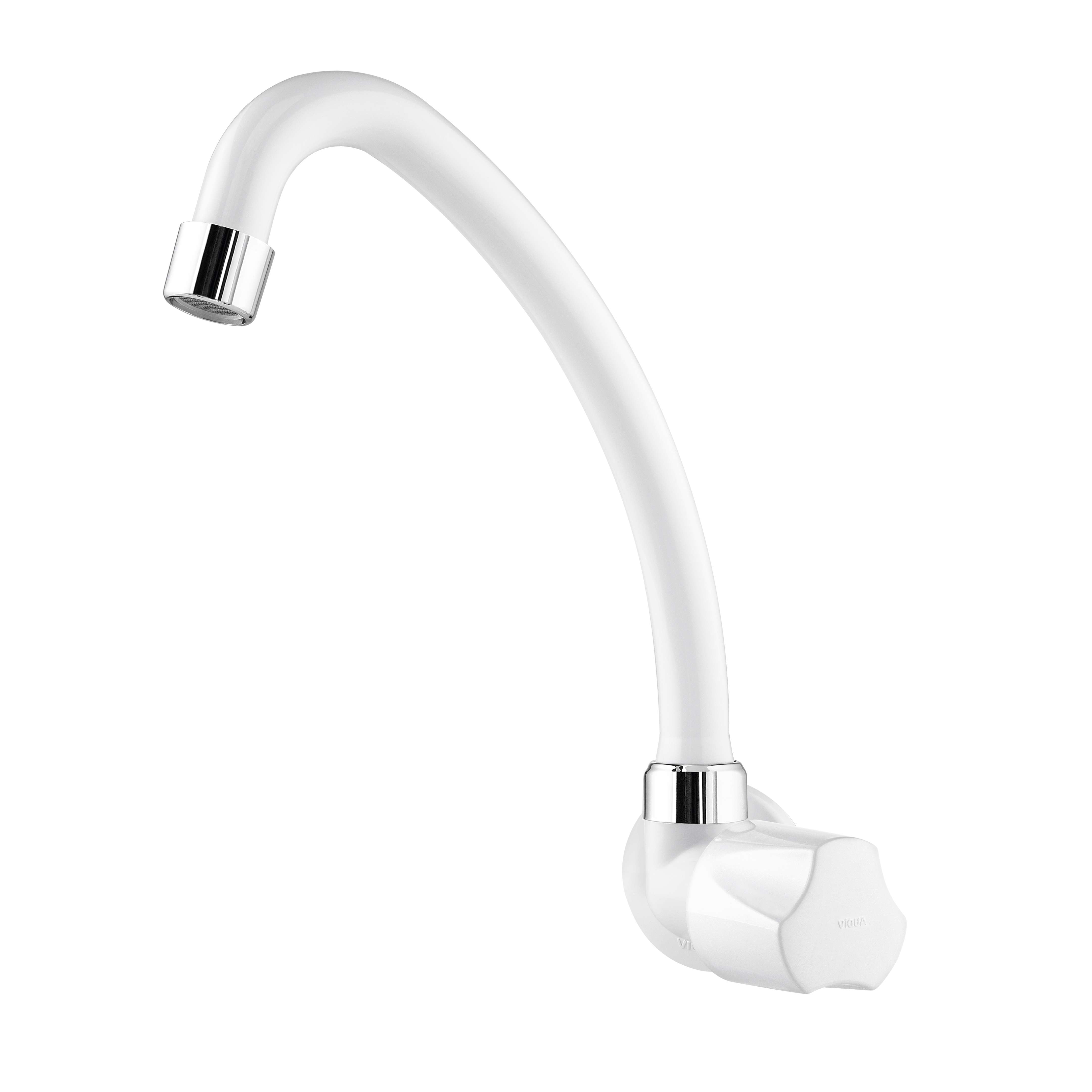 Imagem do produto Viqua Torneira de Parede Bica Móvel para Cozinha Foz Branca