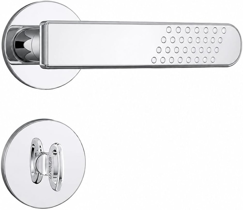 Imagem do produto Stam Fechadura 1007 Roseta Redonda Cromada