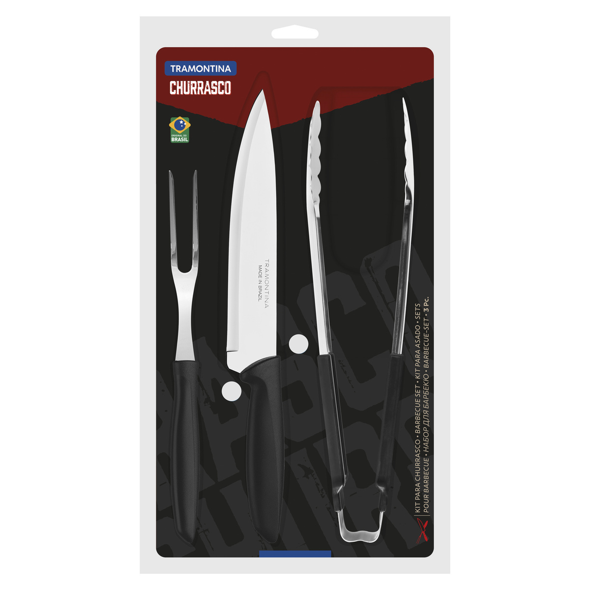 Imagem do produto Tramontina Kit para Churrasco 3 Peças Plenus