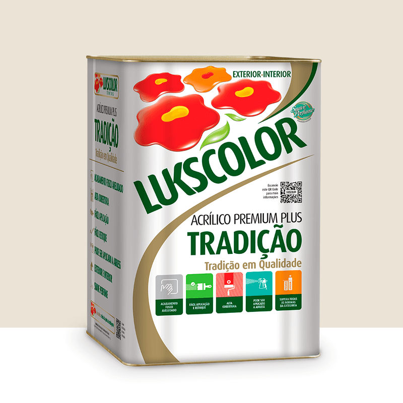 Imagem do produto Lukscolor Tinta Látex Acrílica Tradição Algodão Egípcio 18 Litros