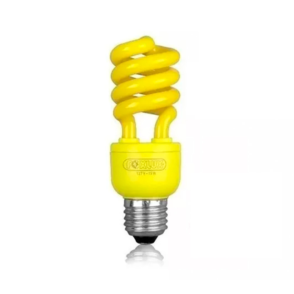 Imagem do produto Foxlux Lâmpada Eletrônica 15W x 220V Amarela