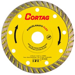 Imagem do produto Disco de Corte Diamantado Turbo Porcelanato Flex 115mm CORTAG-61577